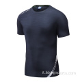 t-shirt da uomo a compressione semplice per stampa personalizzata